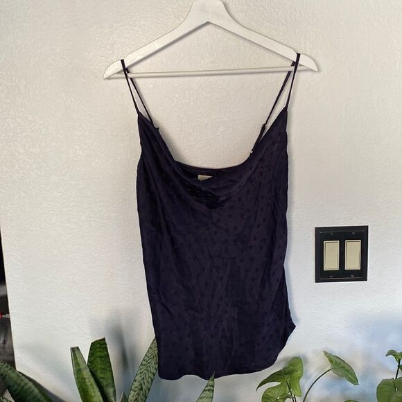 LoveStitch Blue Cowl Neck Blouse - Picture 1 of 4